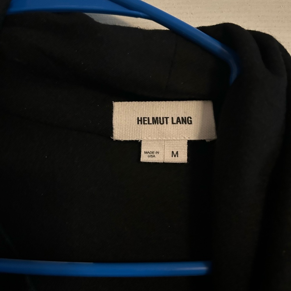 Helmut Lang Elegant Black Zip Up Sweater - Picture 2 of 2